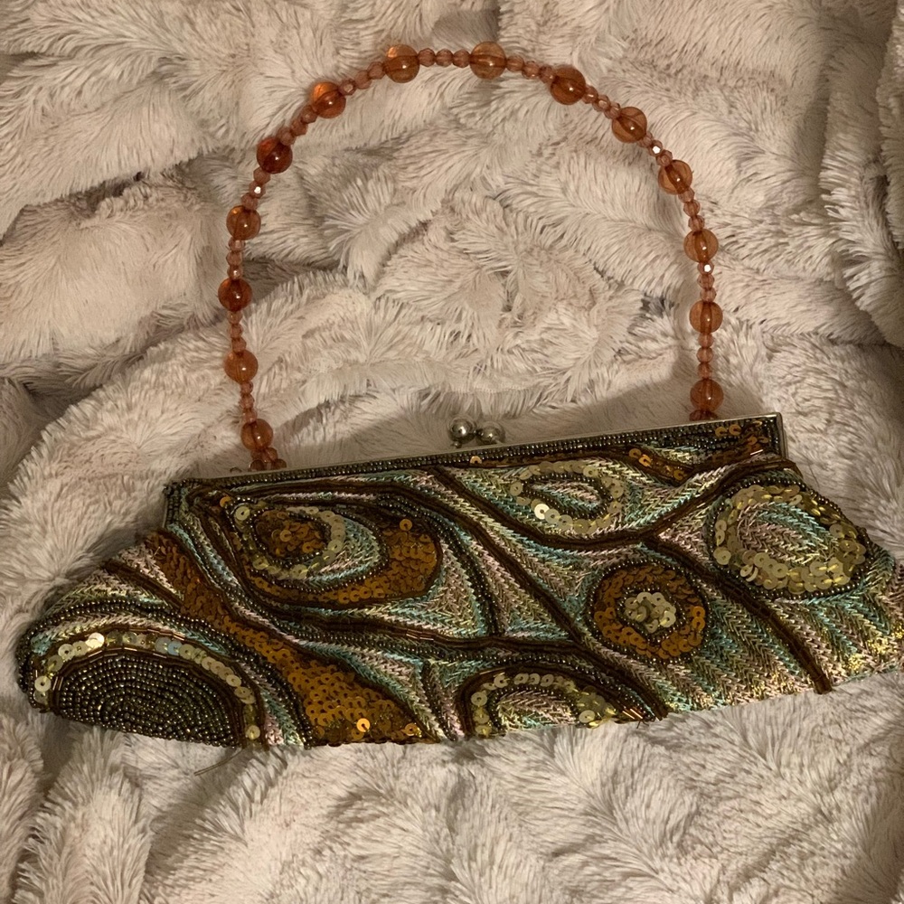 Vintage Beaded Bag No Further Reduction View 2